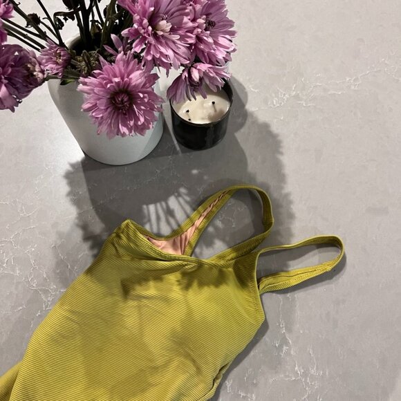 J. Crew Yellow One-Piece Swimsuit - Picture 2 of 5